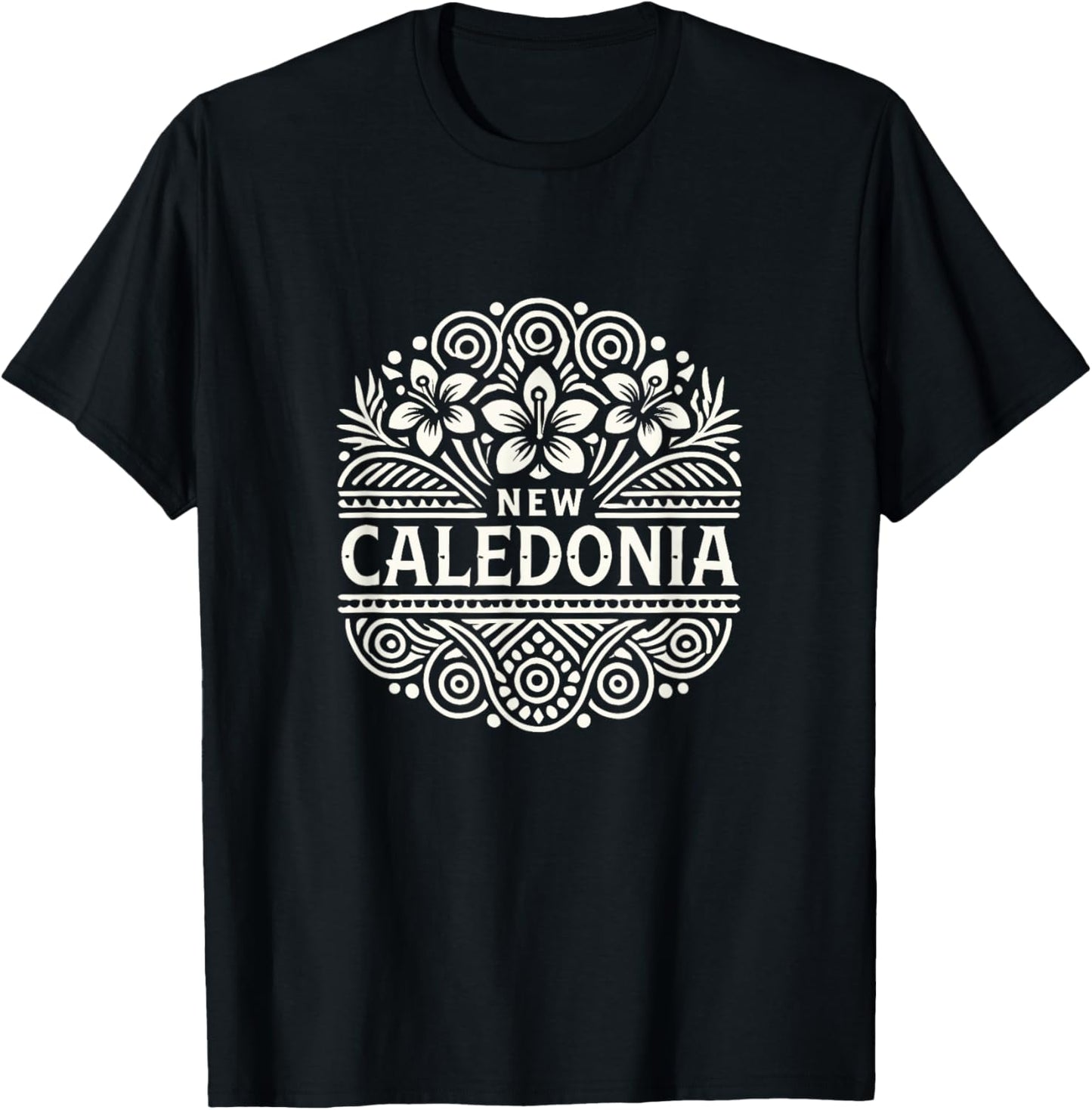 NEW CALEDONIA - Kanak People - Tropical Pacific Islander T-Shirt - T-Shirt | Black