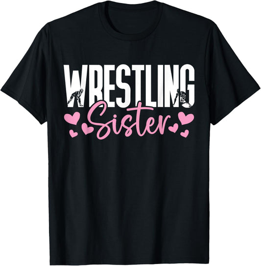 Wrestling Sister T-Shirt - T-Shirt | Black