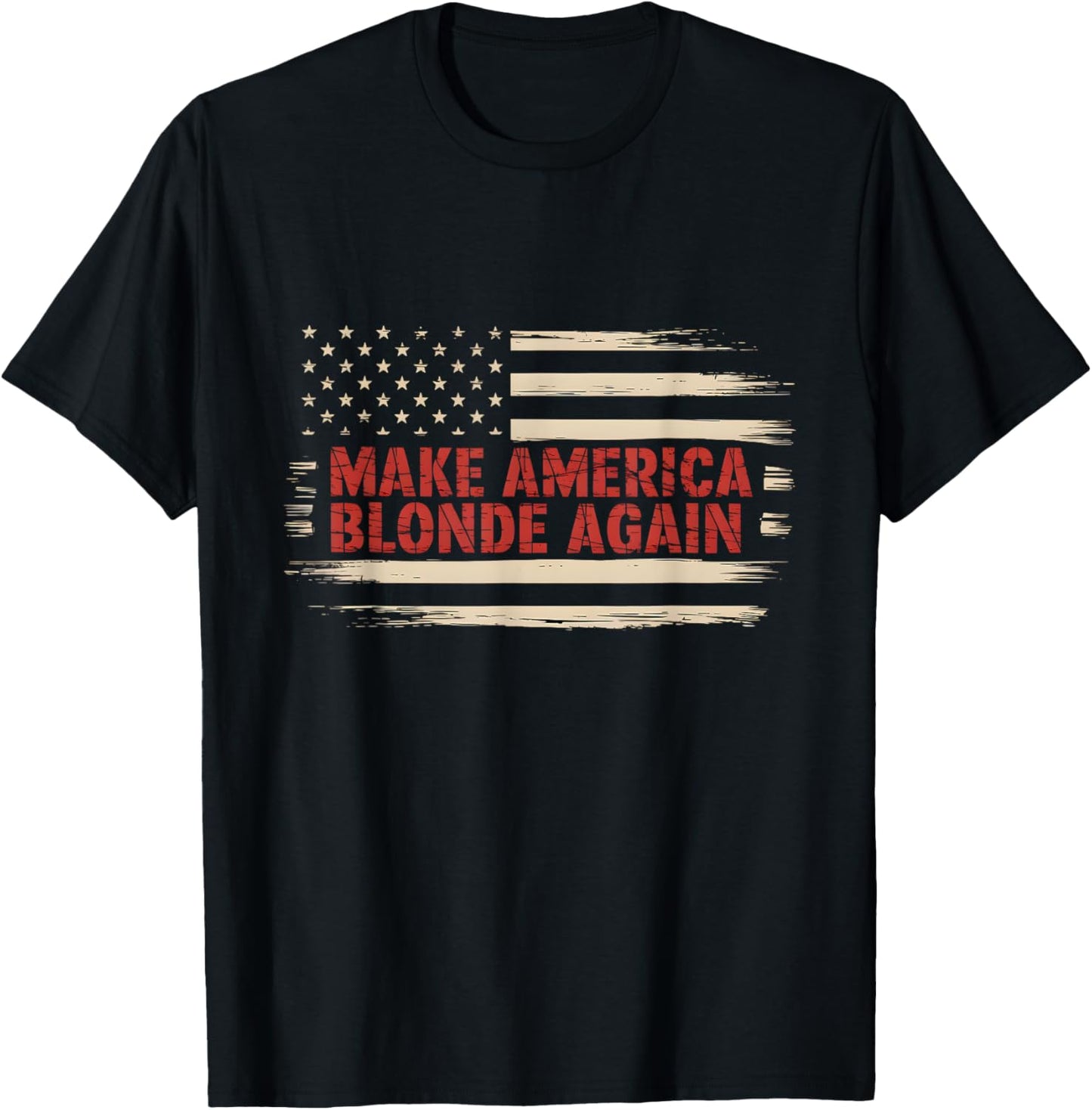 Make America Blonde Again T-Shirt - T-Shirt | Black