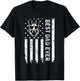 Best German Shepherd Dog Dad Ever Fathers Day USA Flag T-Shirt - T-Shirt | Black