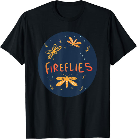 Funny Fireflies Costume for Adults and Kids T-Shirt - T-Shirt | Black