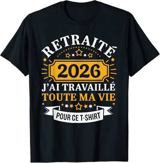 The Legend Retires 2026 Retired 2026 T-Shirt - T-Shirt | Black