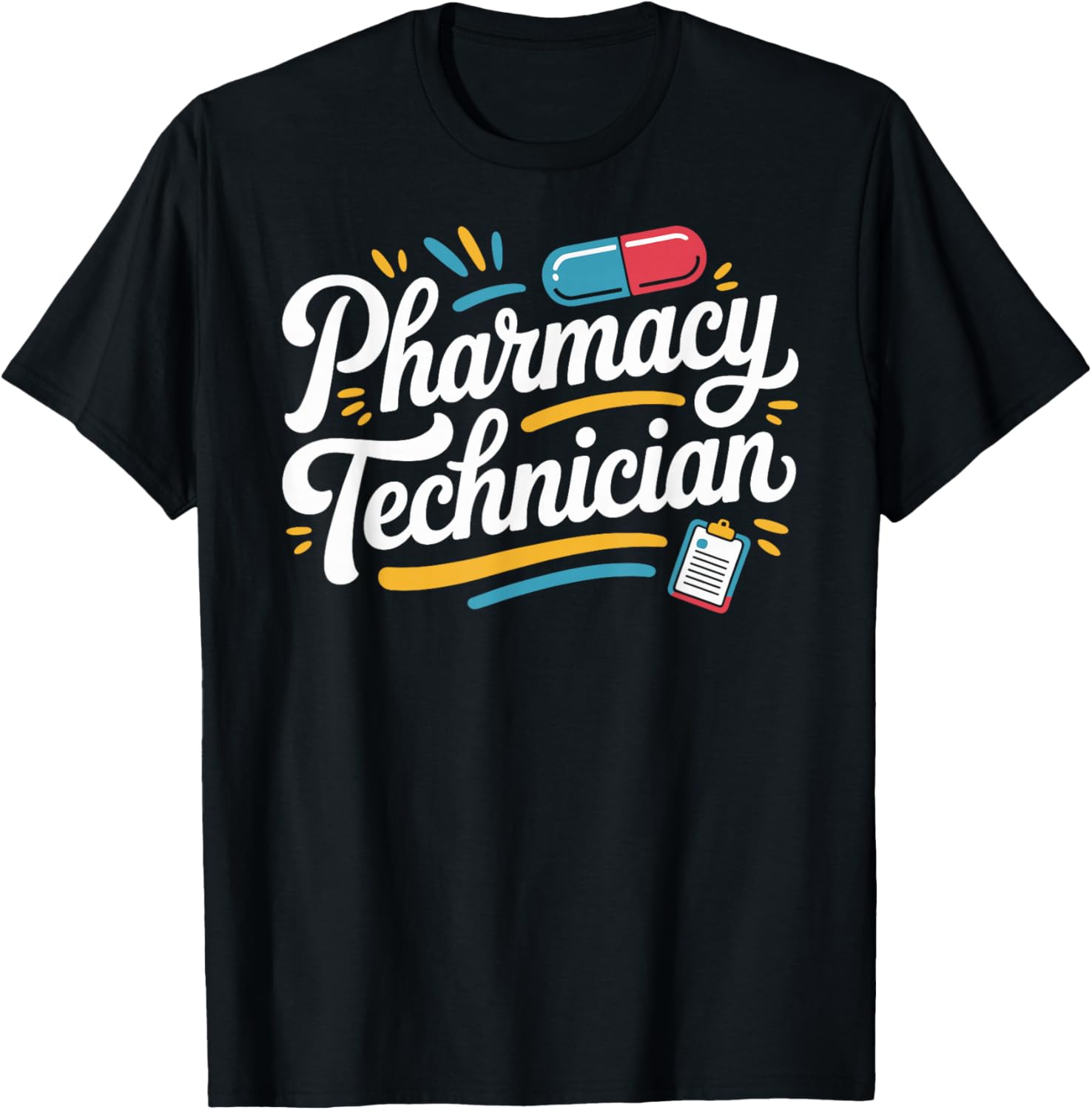 Pharmacy Technician T-Shirt - T-Shirt | Black