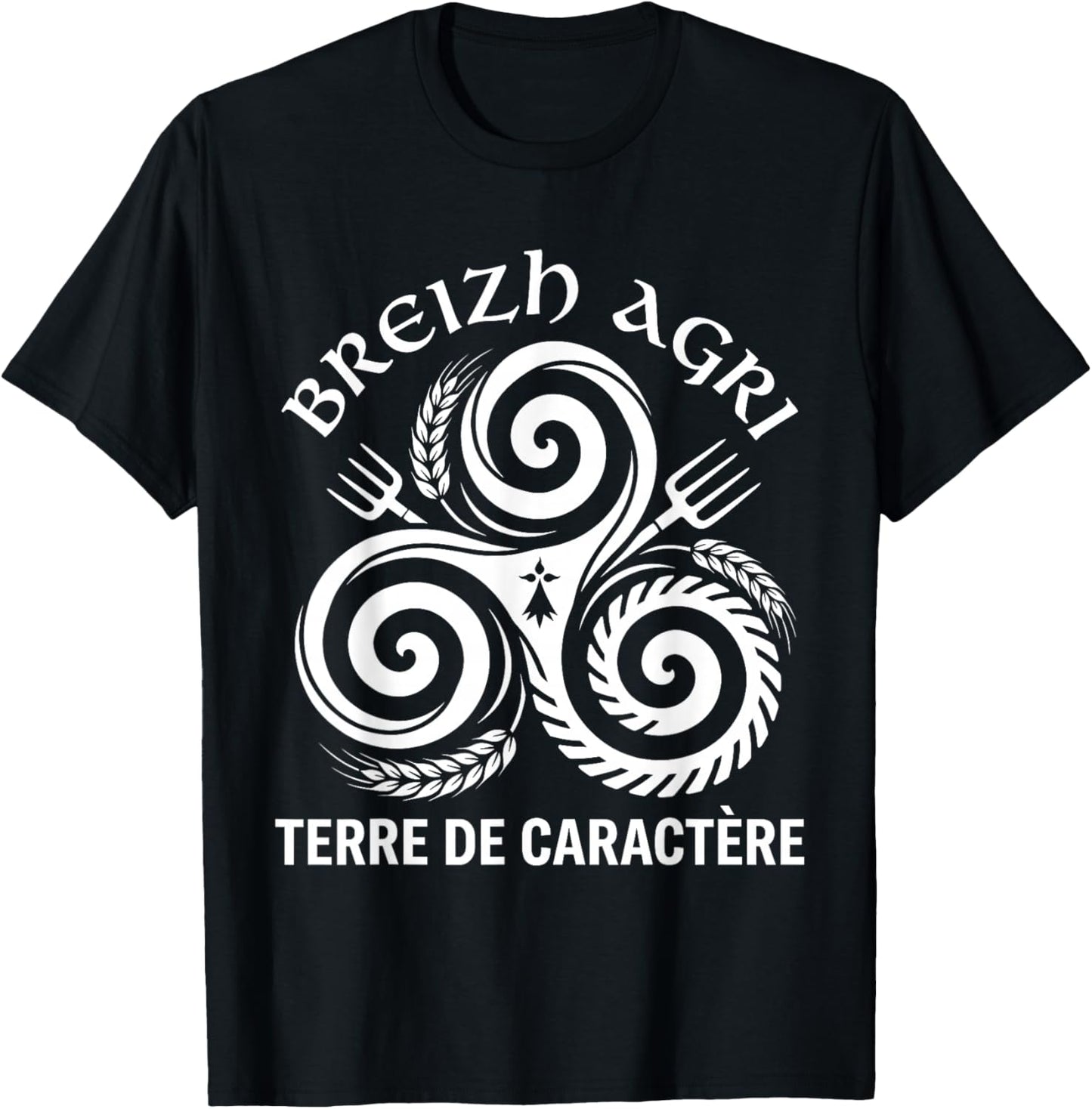 Bretagne Agriculture Agriculteur Paysan Breton T-Shirt - T-Shirt | Black