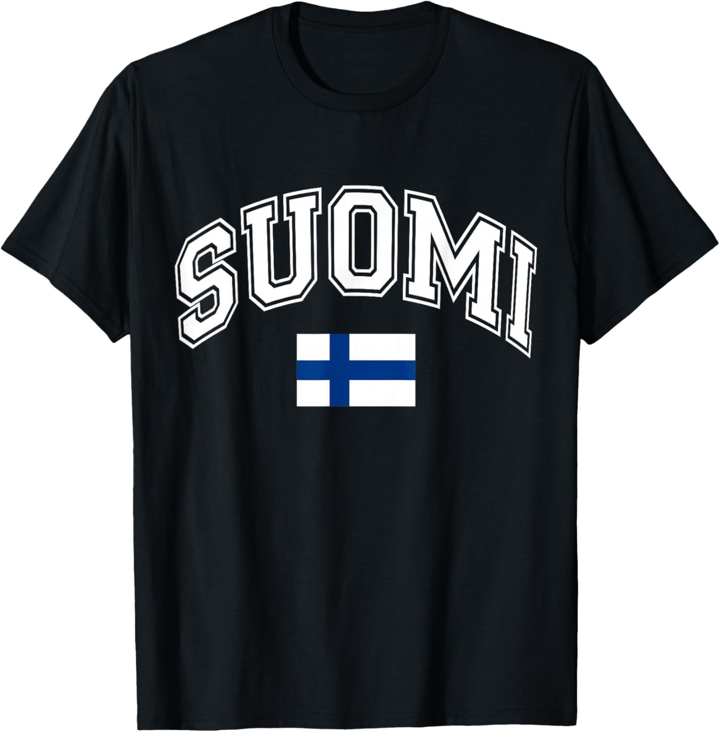Finnland Finland Suomi Flagge T-Shirt - T-Shirt | Black