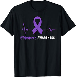 Vintage Alzheimer’s Awareness T-Shirt - T-Shirt | Black