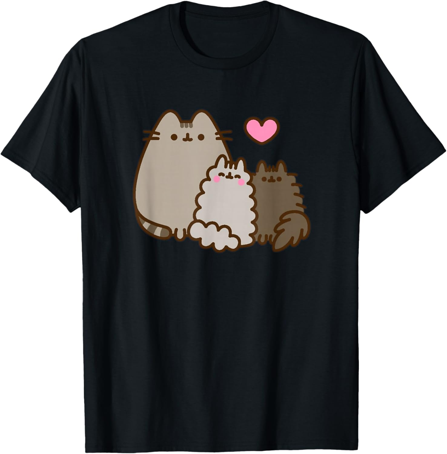 Pusheen Stormy & Pip T-Shirt - T-Shirt | Black