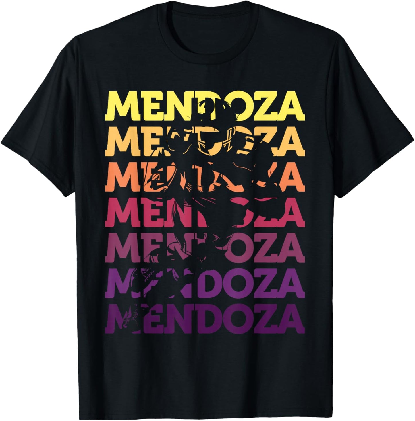 Football Mendoza Amazing Fan Quarterback T-Shirt - T-Shirt | Black