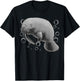 Manatee Design Women Boys Girl Sea Cow Lover Manatee T-Shirt - T-Shirt | Black