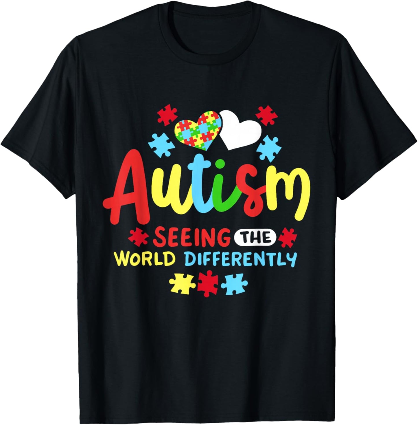 Autism Awareness T-Shirt - T-Shirt | Black