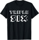 Triple Six 666 pour Toujours T-Shirt - T-Shirt | Black
