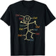 Ow Ow Ow Stick Figure Pain Humor Sarcastic Old Man T-Shirt - T-Shirt | Black