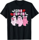 Mean Ghouls Ghost, Halloween Pink Lovers, Funny Mean Ghouls T-Shirt - T-Shirt | Black