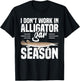 Alligator Fisher Fishing Lure Fisherman Rod Alligator Gar T-Shirt - T-Shirt | Black