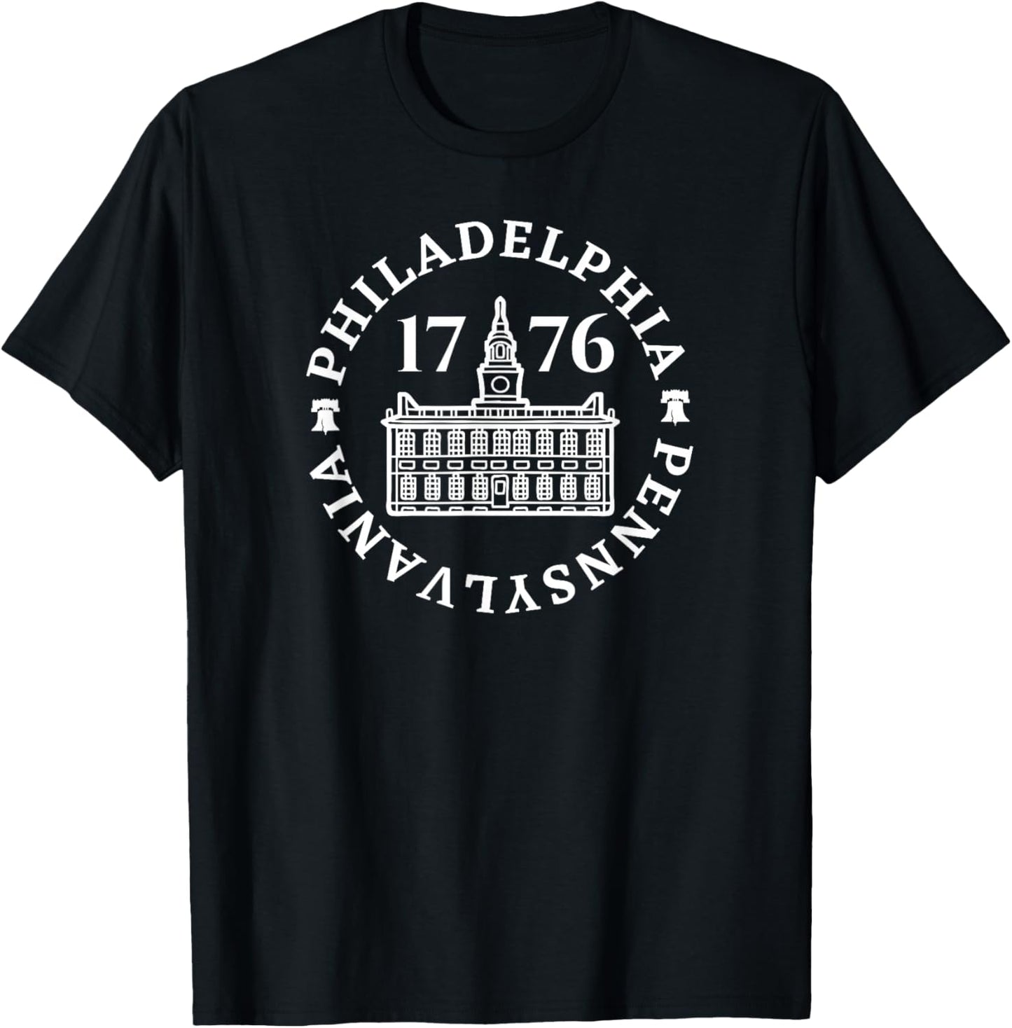 Independence Hall 1776 Philadelphia Pennsylvania Philly T-Shirt - T-Shirt | Black