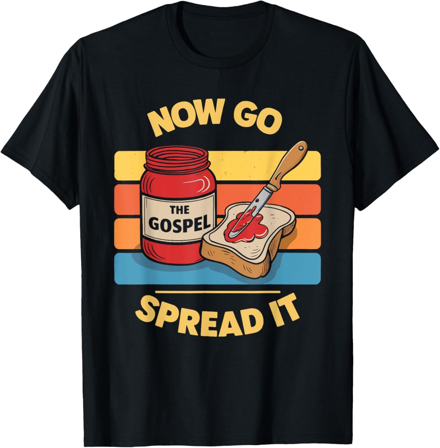 Go Spread It The Gospel T-Shirt - T-Shirt | Black