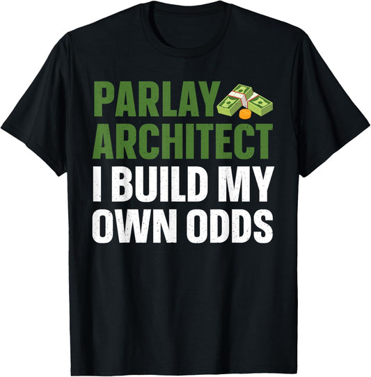 Best Sports Betting Art Women Parlay Sports Gambler T-Shirt - T-Shirt | Black