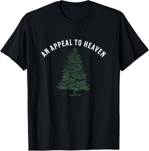 An Appeal to Heaven Pine Tree Flag American Revolution Patri T-Shirt - T-Shirt | Black