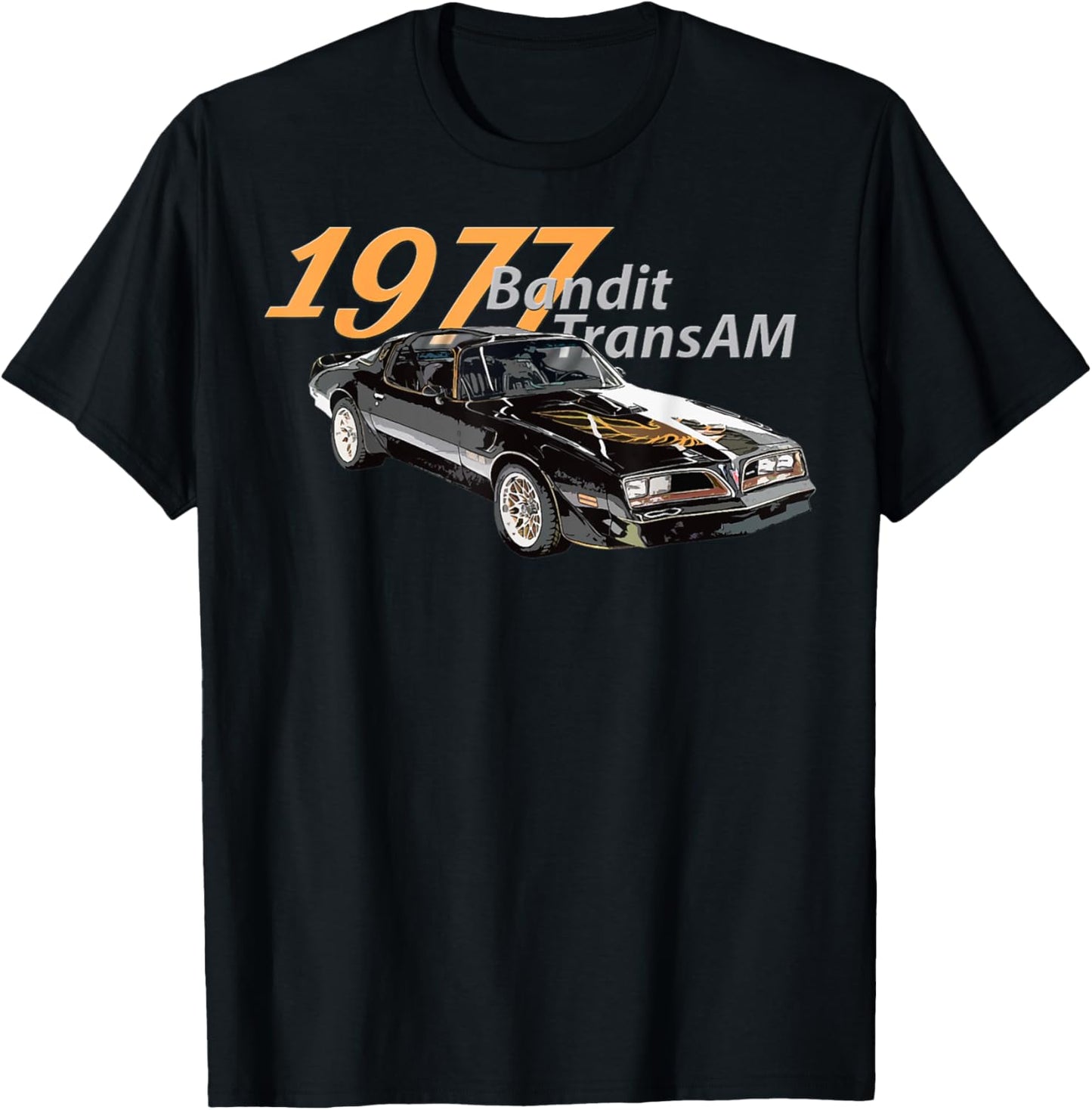 1977 77 trans am vintage black car MUSCLE CARS 70s CLASSIC T-Shirt - T-Shirt | Black