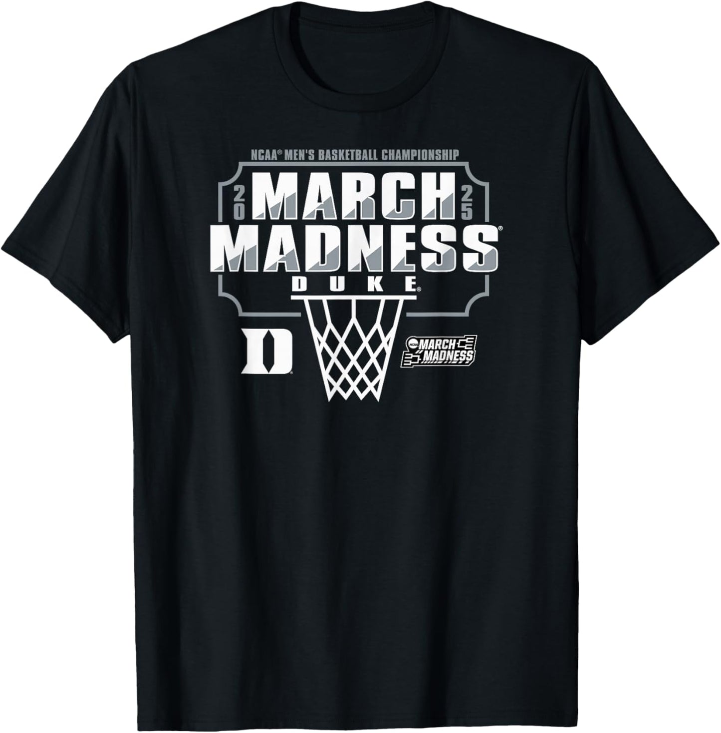 Duke Blue Devils March Madness 2025 Men's Basketball T-Shirt - T-Shirt | Black