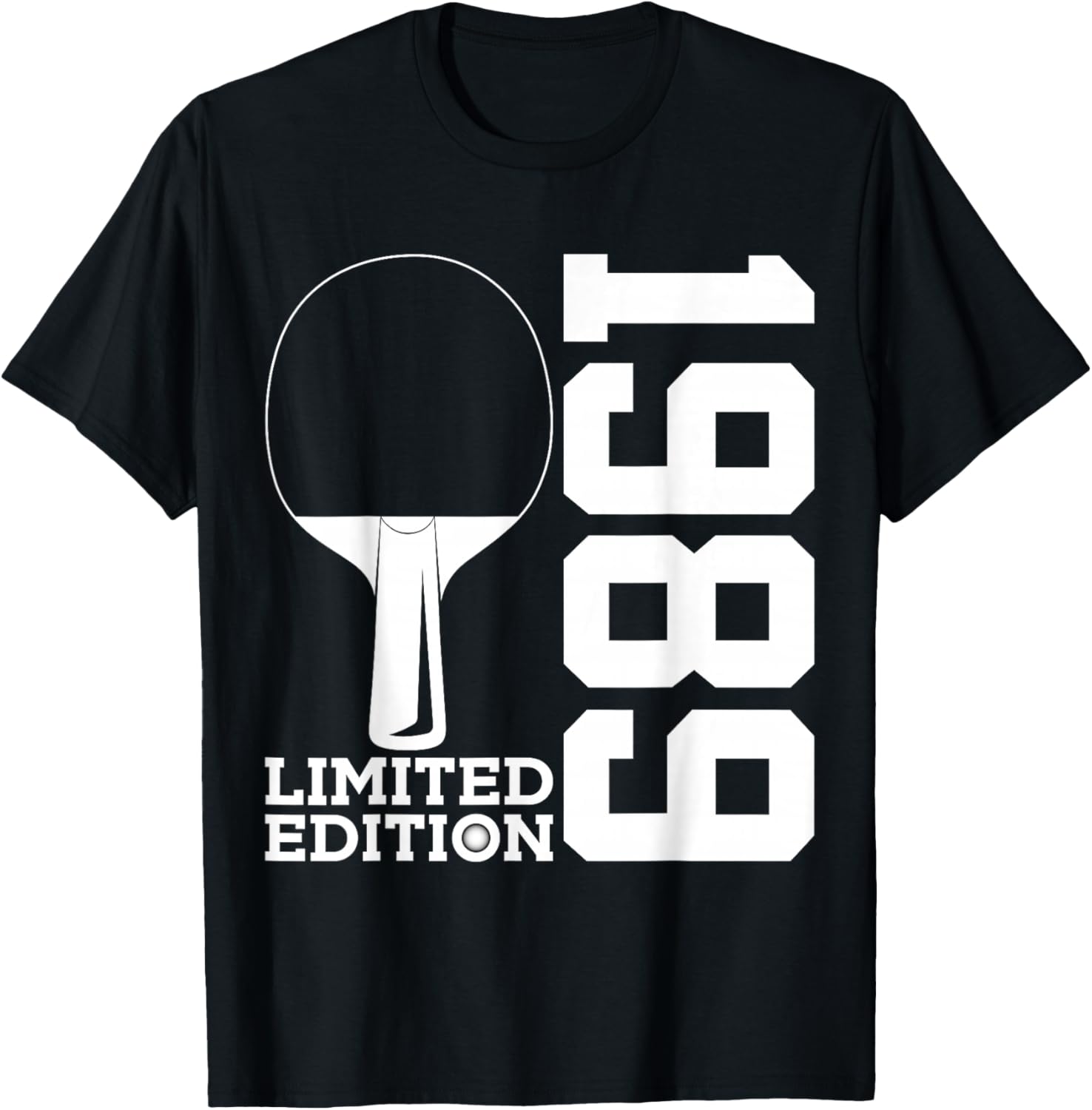 37. Geburtstag Tischtennis Limited Edition 1989 T-Shirt - T-Shirt | Black