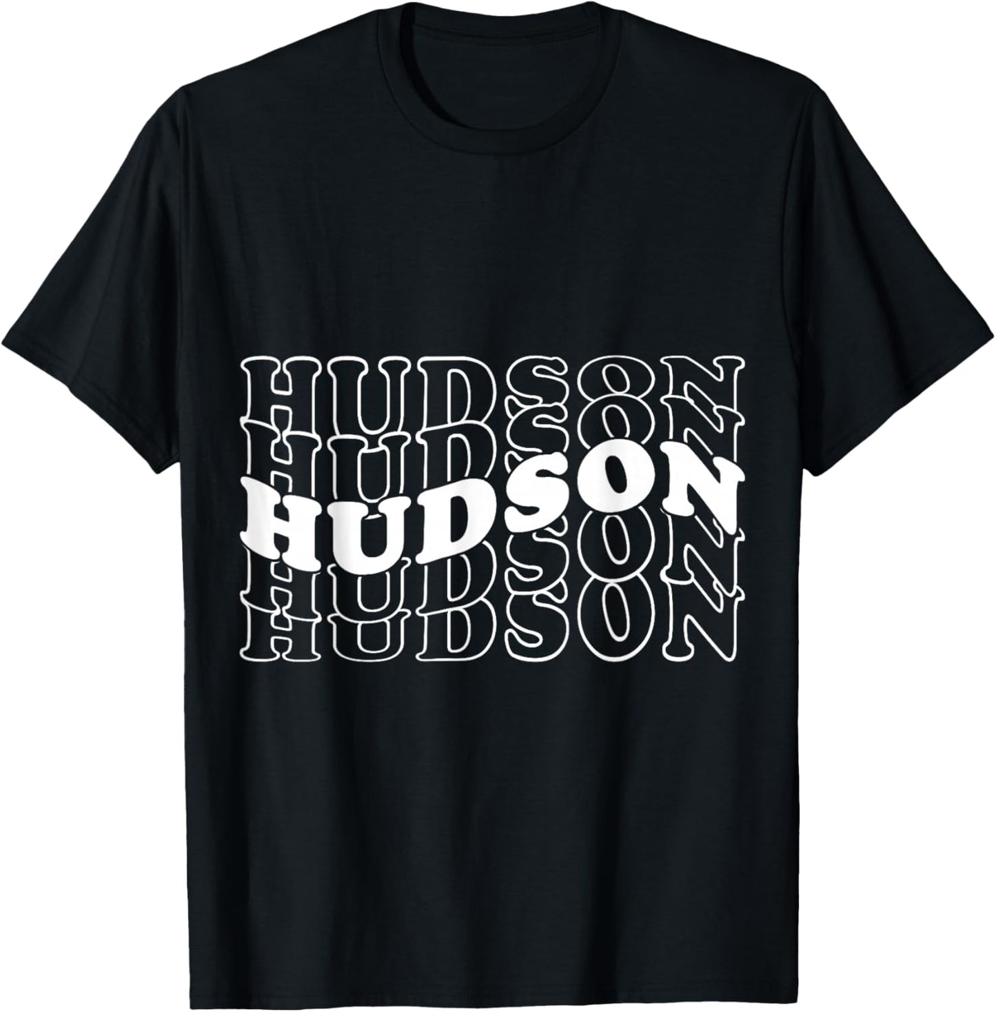 Hudson Gifts Retro -Adults Black Small Short Sleeve T-Shirt - T-Shirt | Black