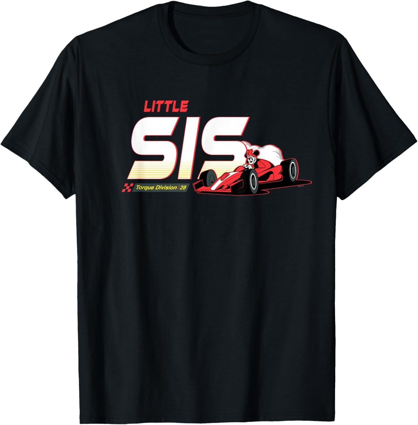 Disney Racing Little Sis Family Trip Race Car Vacation Match T-Shirt - T-Shirt | Black