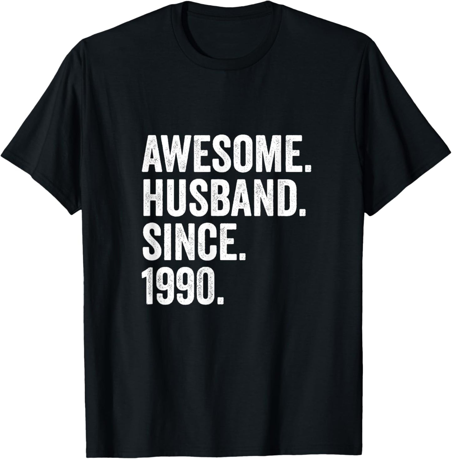 Awesome Husband Since 1990 | 36 Hochzeitstag 36 Jahre T-Shirt - T-Shirt | Black