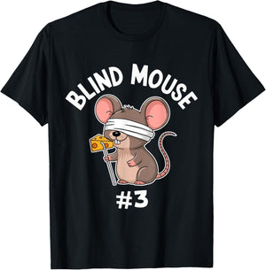 Three Blind Mice Costume Mouse #3 Matching Group T-Shirt - T-Shirt | Black