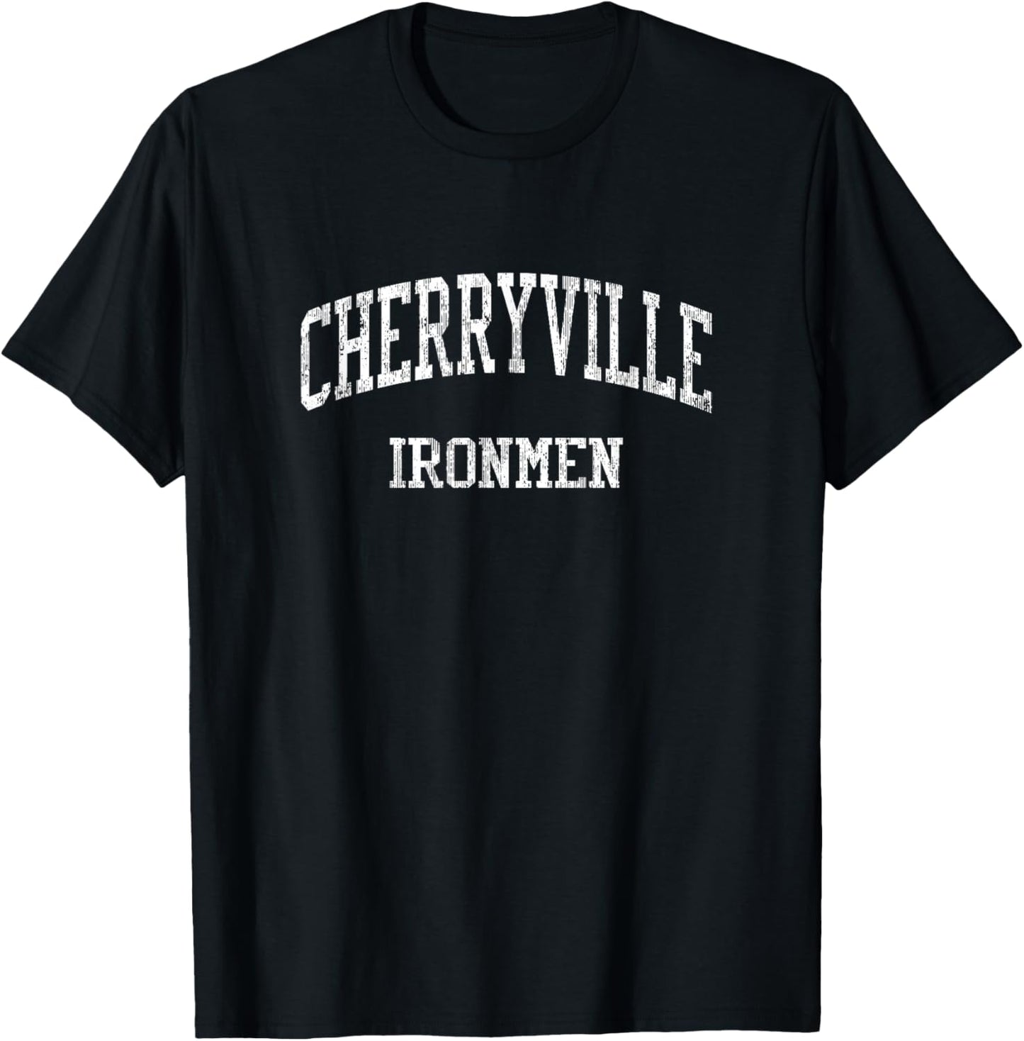 Cherryville High School HS Cherryville NC Vintage Sports T-Shirt - T-Shirt | Black