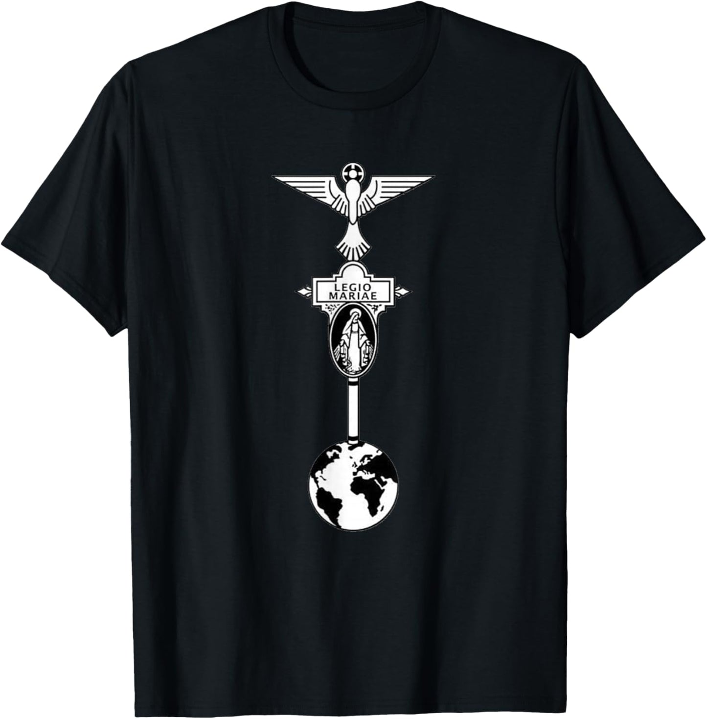 Legion Of Mary Our Lady Catholic T-Shirt - T-Shirt | Black