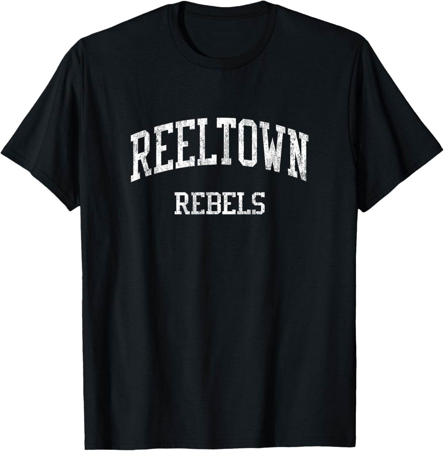 Reeltown High School HS Notasulga AL Vintage Sports T-Shirt - T-Shirt | Black