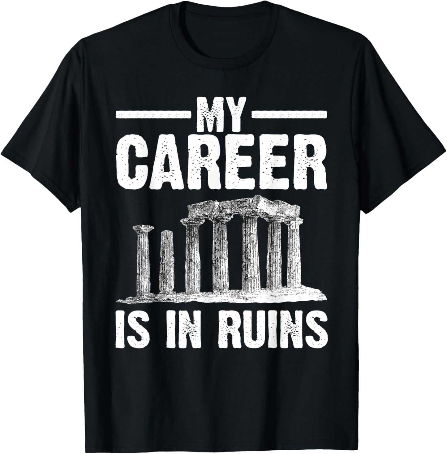 Funny Archaeology Art Women Archaeologist Archeology T-Shirt - T-Shirt | Black
