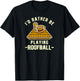 I'd Rather Be Playing Roofball Nostalgic Outdoor Football T-Shirt - T-Shirt | Black