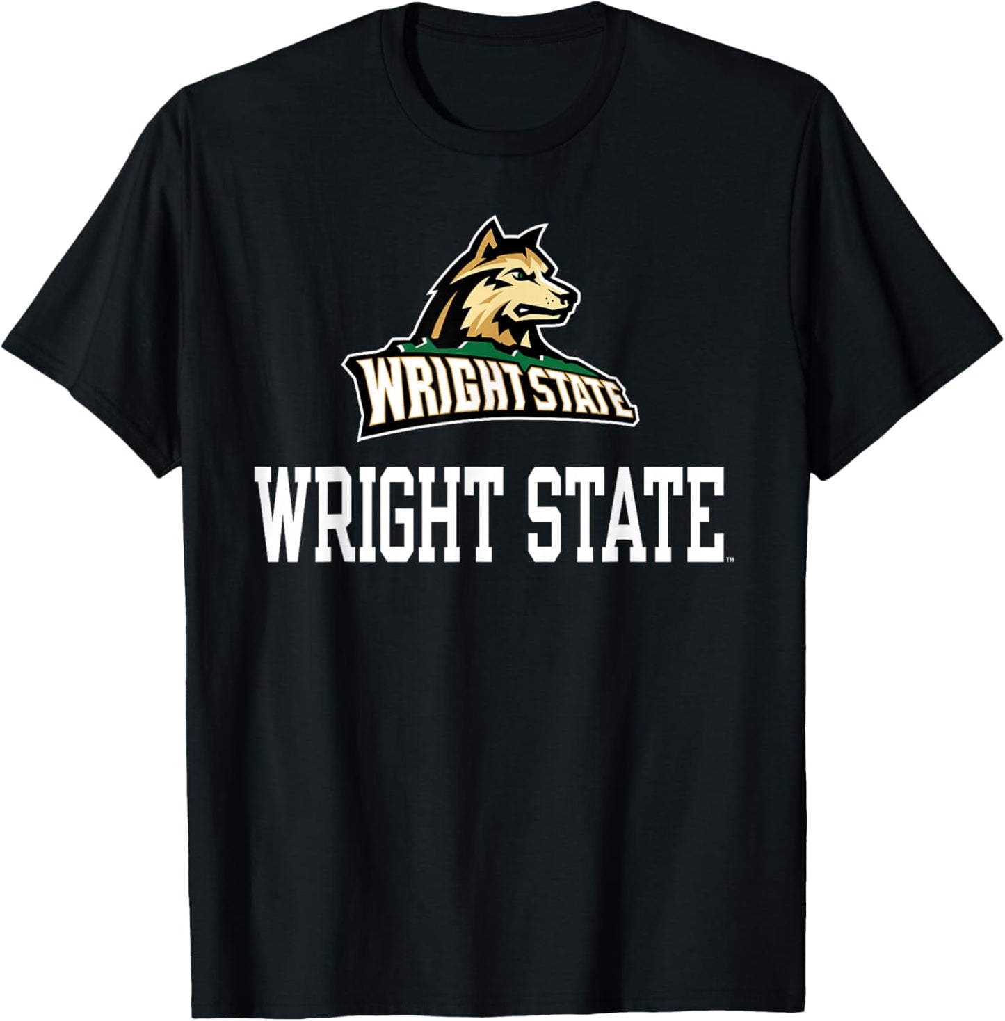 Wright State Raiders Sportsmanship Green Officially Licensed T-Shirt - T-Shirt | Black