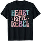 POTS Syndrome Gifts Dysautonomia Awareness Month POTS Syndrome Heart Rate Rebel Awareness , -Kids, Black, Small T-Shirt - T-Shirt | Black
