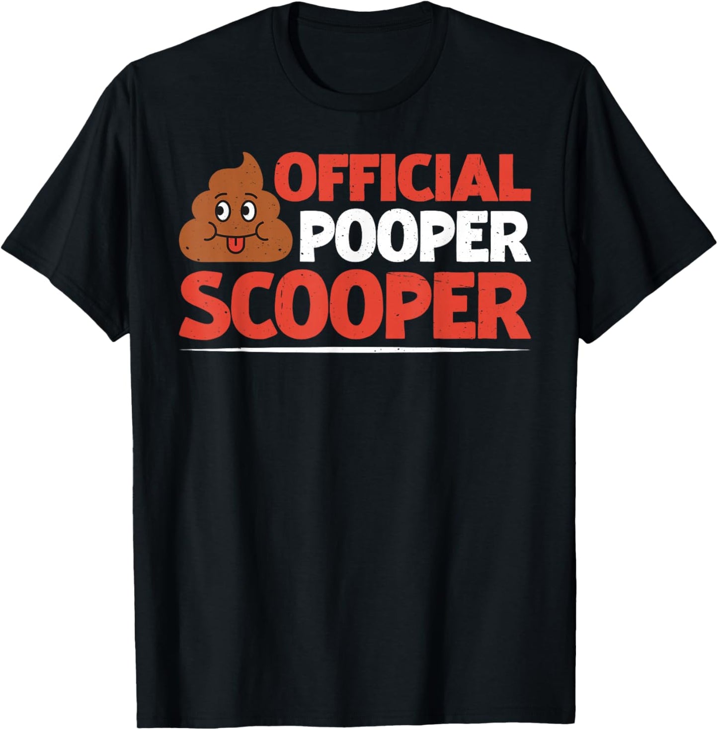 Official Pooper Scooper T-Shirt - T-Shirt | Black