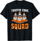 Design Drôle Équipe Cône de Signalisation Haut de Gamme T-Shirt - T-Shirt | Black