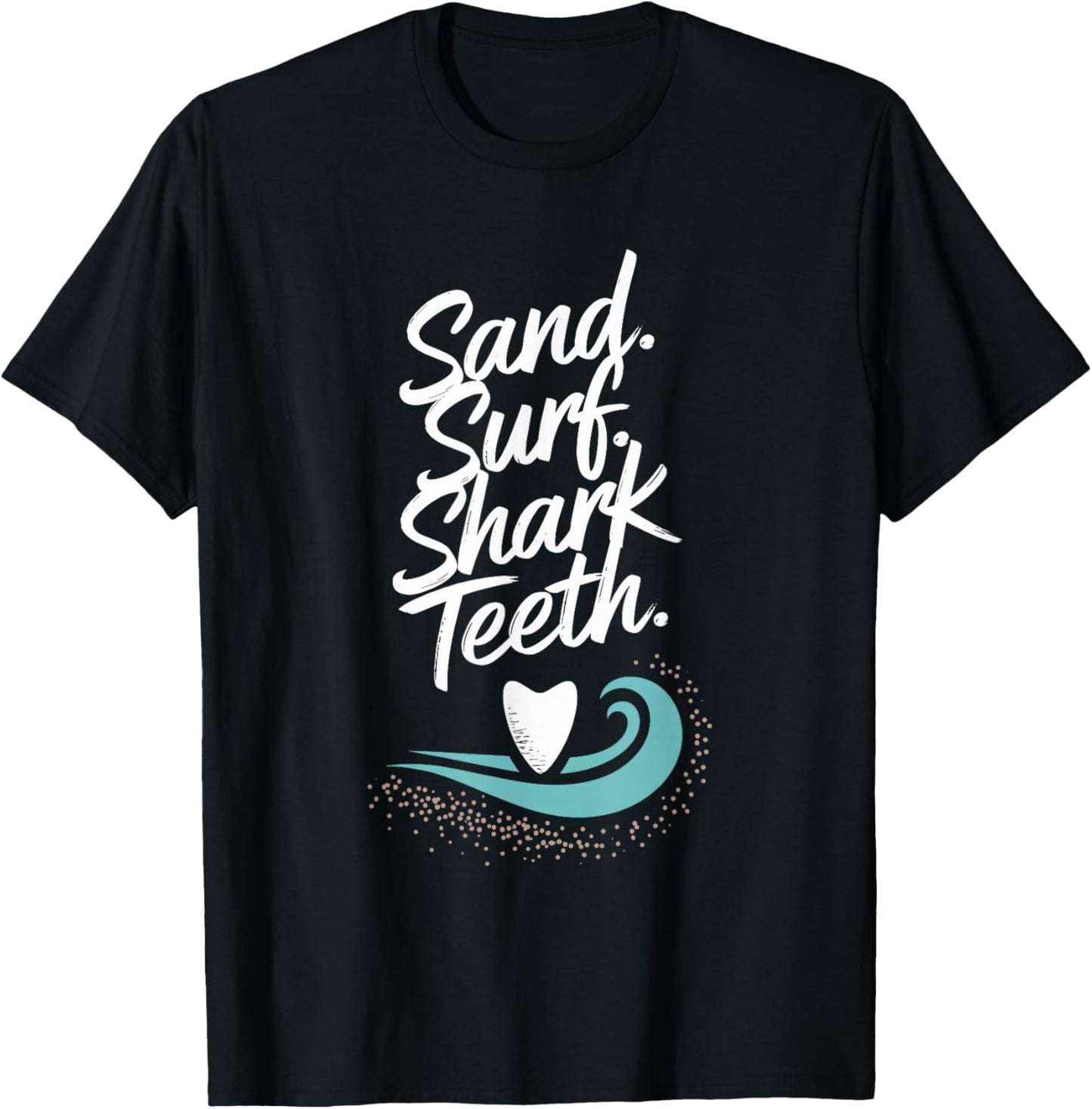 Fossilized Shark Tooth Collector Prehistoric Fossil Hunting T-Shirt - T-Shirt | Black