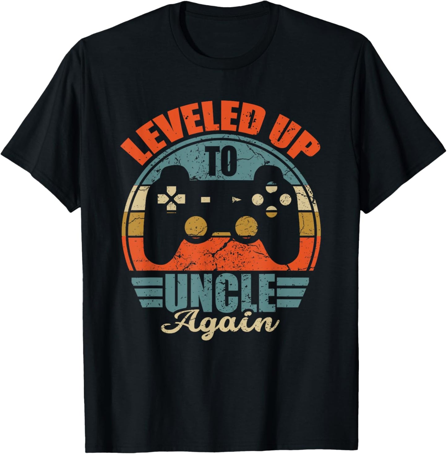 Pregnancy Announcement Uncle Again, Promoted To Uncle Men T-Shirt - T-Shirt | Black