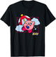 Kirby Magical Umbrella Pastel Cloudy Panel T-Shirt - T-Shirt | Black