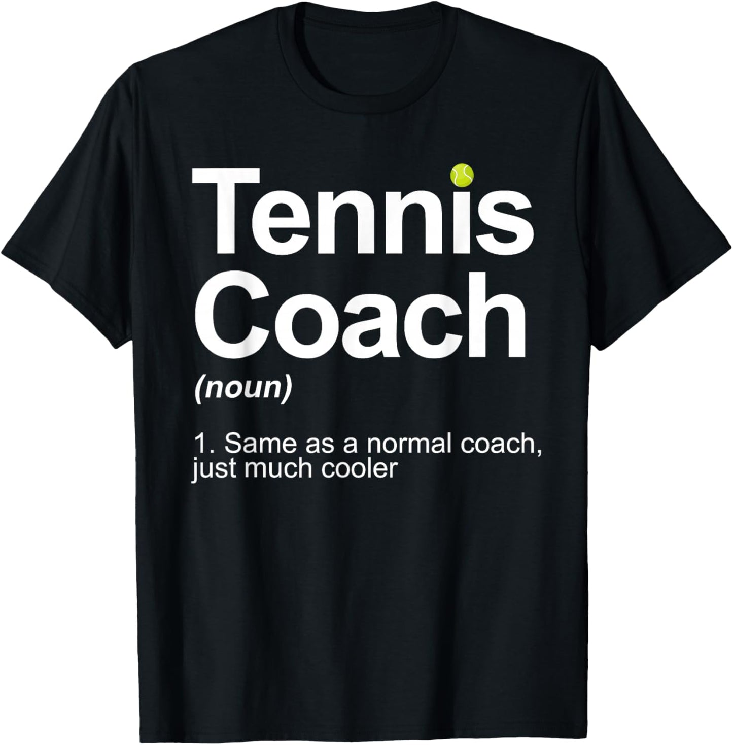 Tennis Coach Design Women Tennis Lover Tennis Coach T-Shirt - T-Shirt | Black