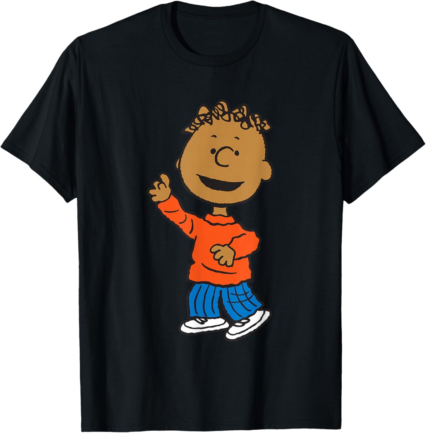 Peanuts Franklin Armstrong T-Shirt - T-Shirt | Black