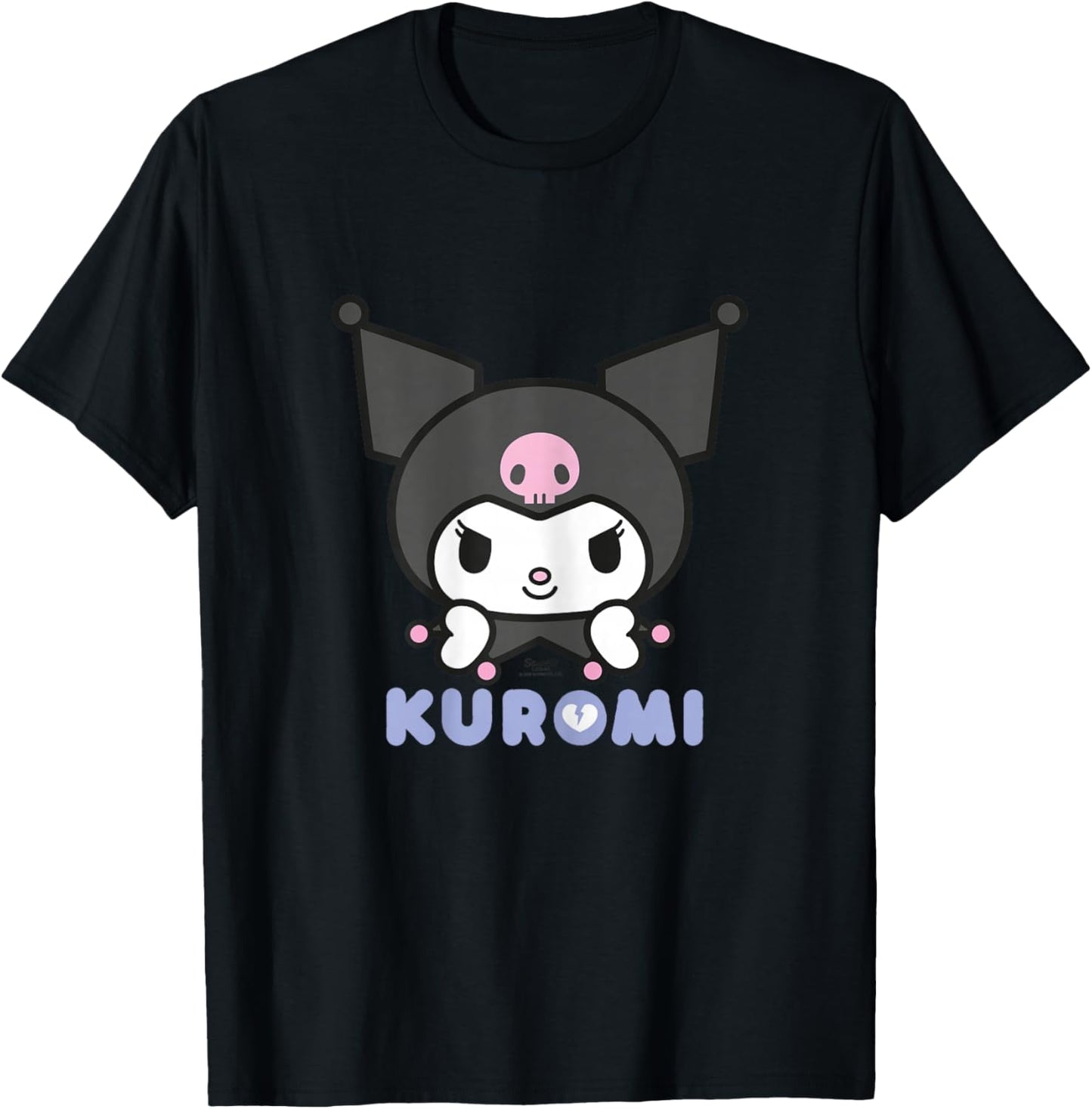 Hello Kitty - Kuromi Face T-Shirt - T-Shirt | Black