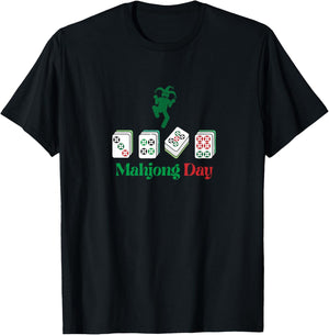 Mahjong Day Social Club T-Shirt - T-Shirt | Black