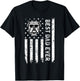 Best English Bulldog Dog Dad Ever Fathers Day USA Flag Men Women Kids T-Shirt - T-Shirt | Black