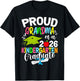 Proud Grandma of A Kindergarten Graduate Graduation 2026 T-Shirt - T-Shirt | Black
