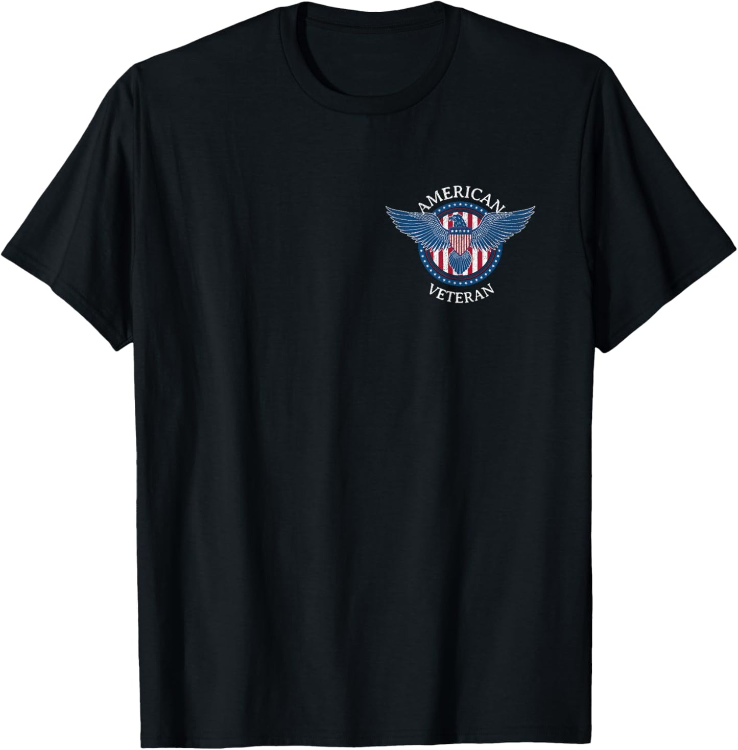 Vétéran américain | Service Militaire américain T-Shirt - T-Shirt | Black
