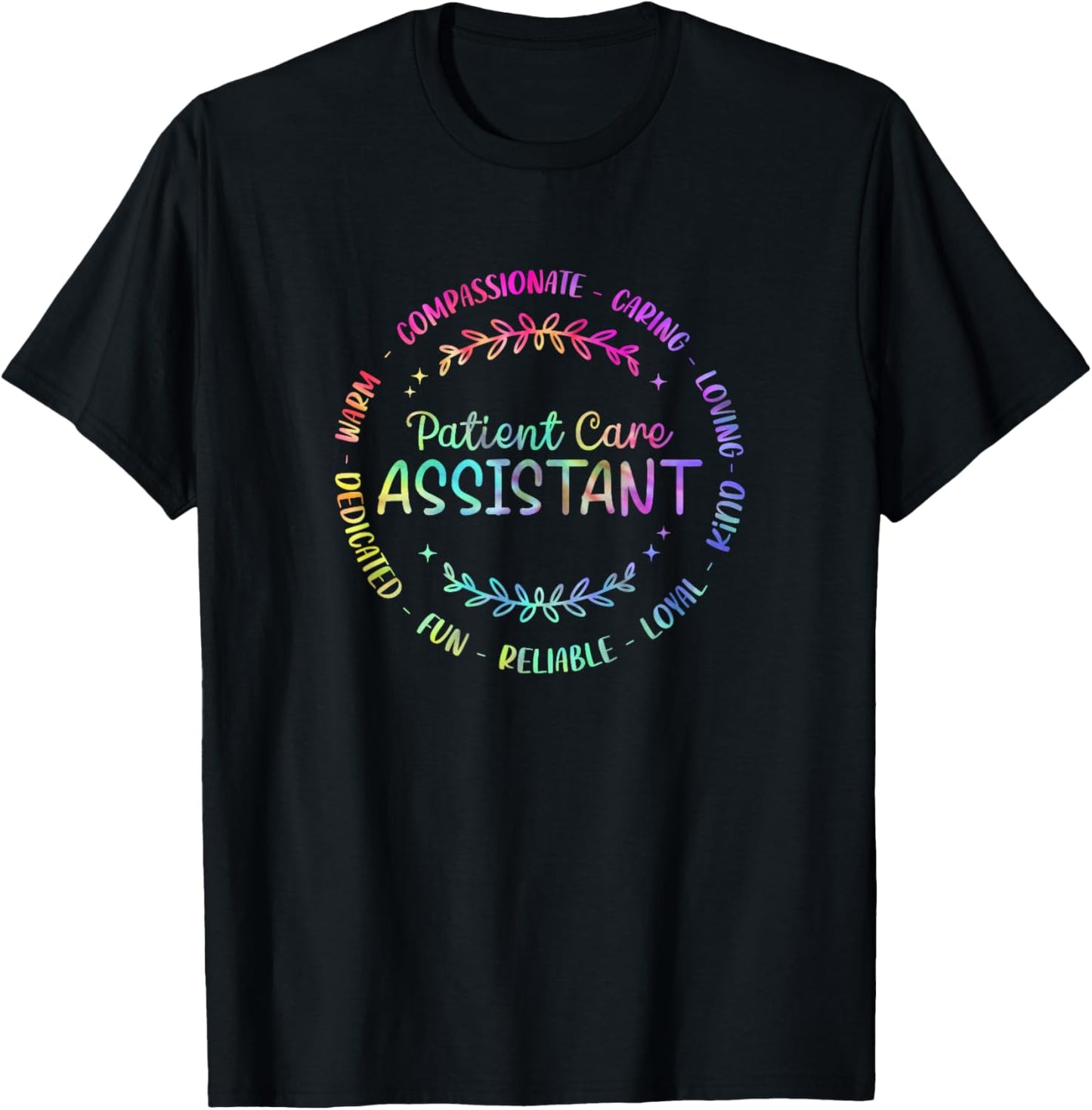 Patient Care Assistant PCA Appreciation Week Healthcare T-Shirt - T-Shirt | Black