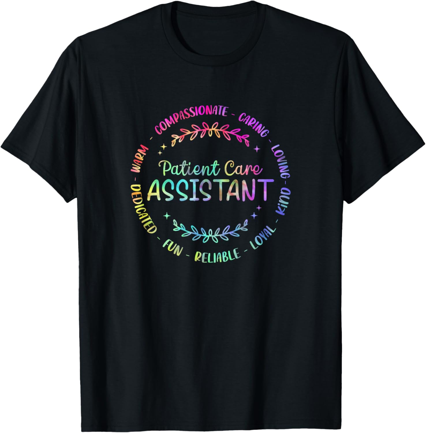 Patient Care Assistant PCA Appreciation Week Healthcare T-Shirt - T-Shirt | Black